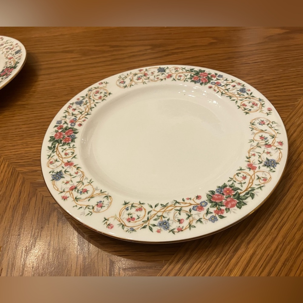 Monaco 8” Farberware Fine China  Salad Side Plate 3 Set 1997